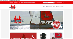 Desktop Screenshot of moritzsail.de